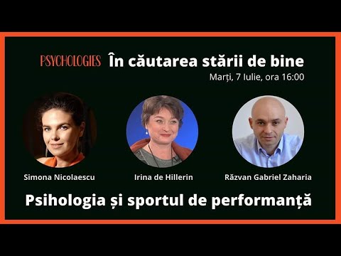 Psihologia și sportul de performanță cu Irina de Hillerin și Răzvan Gabriel Zaharia