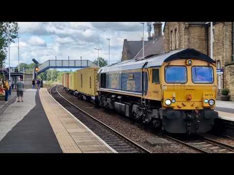 66719 at Mexborough with Masbough to Felixstowe with horn