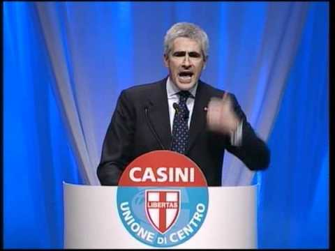 Pier Ferdinando Casini saluta il grande cancelliere democratico cristiano Helmut Kohl