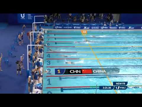Argento Staffetta mista 4x100m stile libero - Universiadi Estive Chengdu 2023 - #throwback