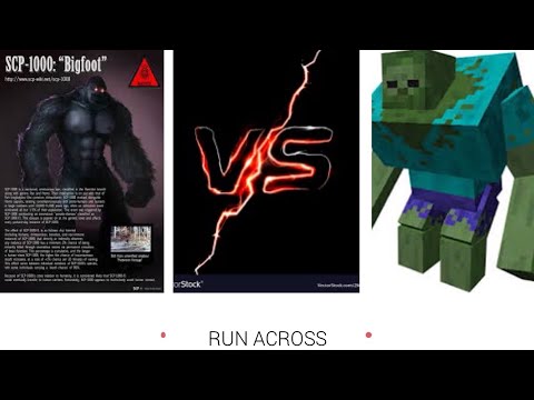 Scp 1000 vs mutant zombie