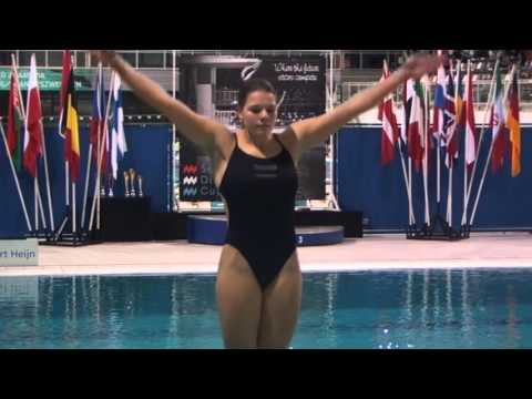 Women 1m Open, Final, Senet Diving Cup Eindhoven 2016