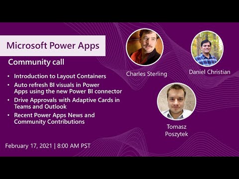 Power Apps community call February 2021