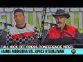 JAIME MUNGUIA VS. SPIKE O'SULLIVAN - FULL KICK OFF PRESS CONFERENCE & FACE OFF VIDEO