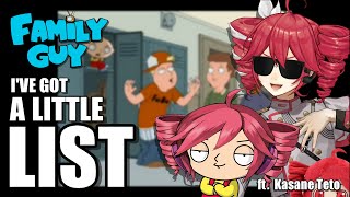Cover art for I've Got a Little List - Family Guy【SynthV Cover】