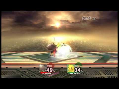 (Brawl - ??) Rollerking (Pikachu) vs Meow (Olimar) - 1