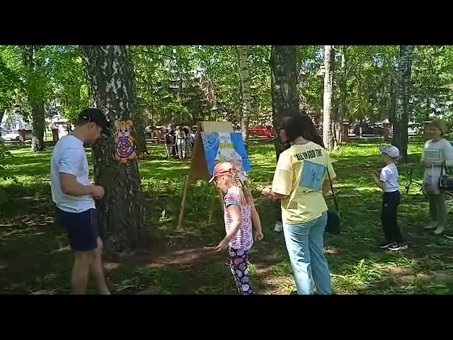 Международный День защиты детей в Центральном парке в Тетюшах