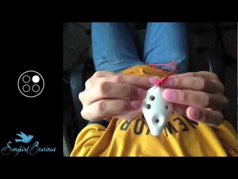 Ocarina Tutorial: How to play the Basic Scale (4 and 6 Hole)