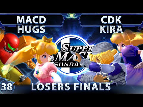 SSS 38 - MacD & HugS (Red) Vs. CDK & Kira (Blue) SSBM Losers Finals - Smash Melee