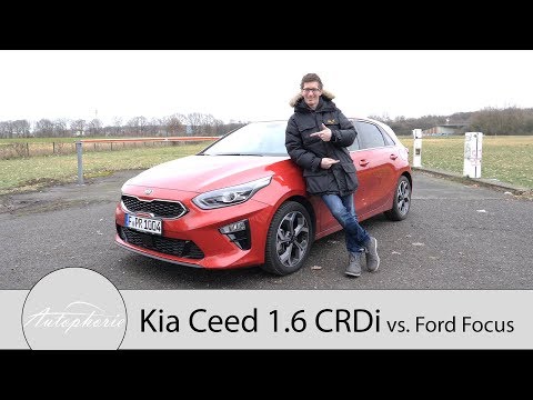 2018 Kia Ceed 1.6 CRDi Fahrbericht / Vergleichstest mit dem Ford Focus (Teil 1) - Autophorie