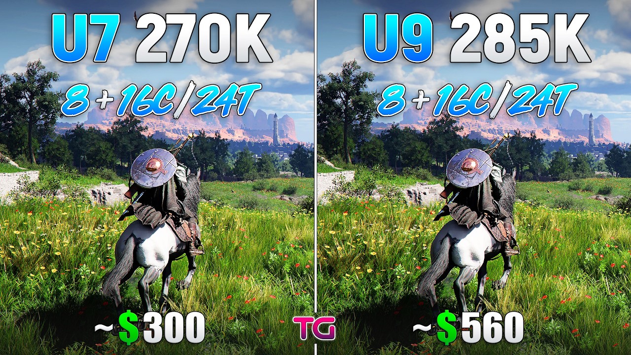 Ultra 7 270K Plus vs Ultra 9 285K - Test in 10 Games