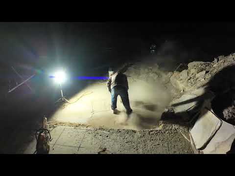 Fossil nighttime digging experience, green river formation, Eocene