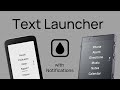 InkOS Minimal Android Text Launcher For Light Phone Mudita Kompakt