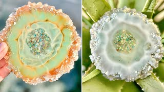 Geode Resin Coasters: Resin Art Tutorial