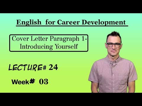 English for Career Development l Lecture 24