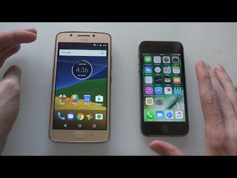 Moto G5 vs. iPhone 5S - Speed Test!