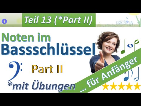 Learning to read music Lesson 13 Part 2 | Bass clef