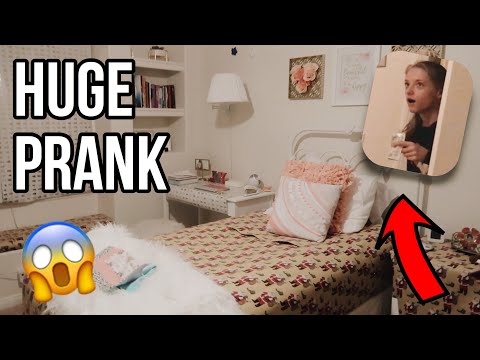 HUGE WRAPPING PAPER PRANK ON MY SISTER // MissKatie