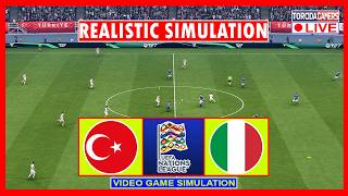 TÜRKIYE VS ITALY | UEFA NATIONS LEAGUE 2026/2027 | PES 2021 SIMULATION