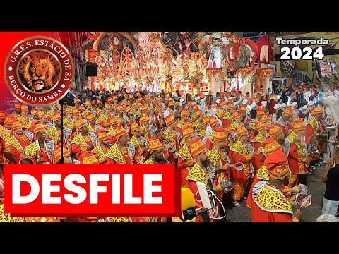 Estácio de Sá 2024 | Desfile | Samba ao vivo - #DesfileLIGARJ24