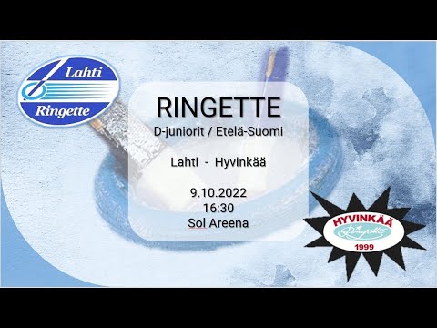 Ringette: Lahti D vs. Hyvinkää D 9.10.2022