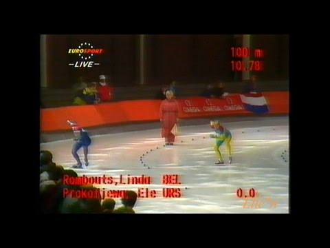 World Cup Berlin 1990 - 500 m Rombouts - Prokofyeva