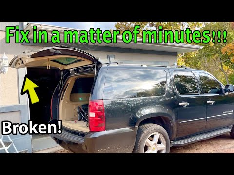 2007-2013 Chevy Suburban, Tahoe, Traverse, Equinox Power Liftgate Door Actuator Latch Replacement