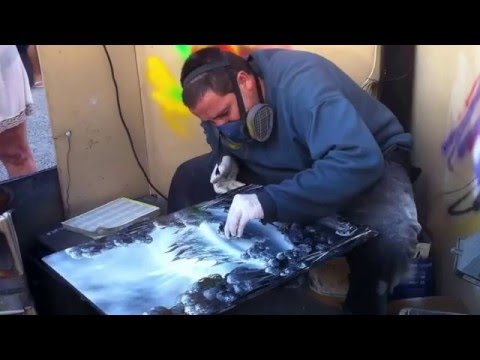 Spray paint art - Las Grutas - Aerosolgrafía