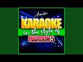 Wake Up Call (In the Style of Maroon 5 ...