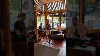 Calvin Wolf Artist talk at the Dragonfly Coffeehouse, 8/08/26