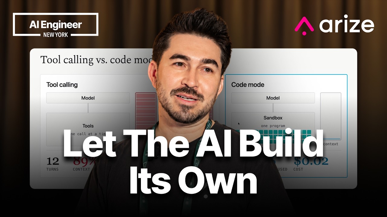 Stop Giving Your Agent Tools. Give It a Sandbox - Mikyo King, Arize AI