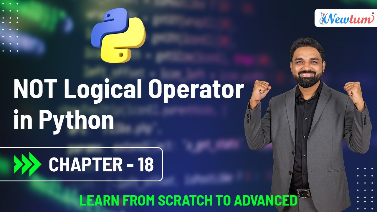 NOT Logical Operator in Python – Complete Guide with Examples
