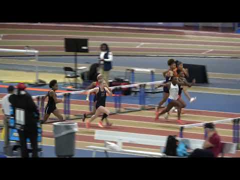 Girls 60m Hurdles Prelim Heat 1 4A/5A AHSAA Indoor State Championships 2025 Alabama HS Track & Field