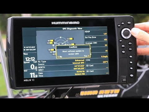 How to Update Humminbird HELIX Software