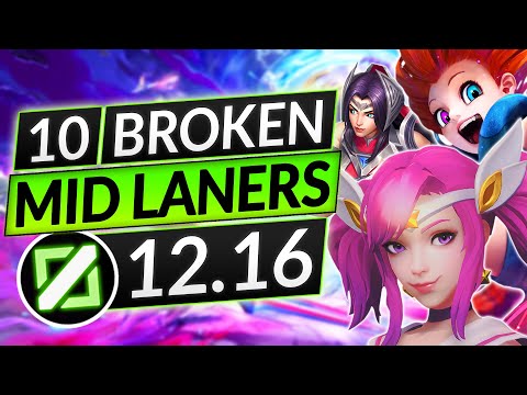 10 BEST MIDLANERS to MAIN in Patch 12.16 - Champions to ABUSE in EVERY RANK - LoL Guide