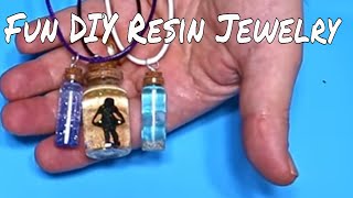 Resin Jewelry Making Tutorial with a difference