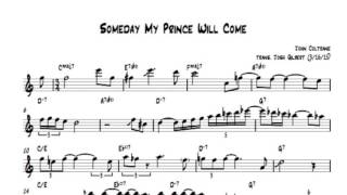 Some Day My Prince Will Come - John Coltrane Transcription
