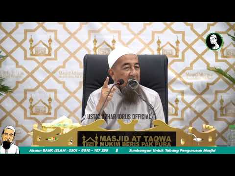 🔴LiveUAI 17/02/2026 Kuliah Maghrib Ustaz Azhar Idrus |  Masjid At Taqwa Beris Pak Pura Bachok