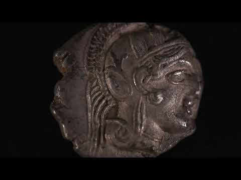 Attyka, Drachm, ca. 454-404 BC, Athens, Srebro, AU(55-58), SNG-Cop:41-3