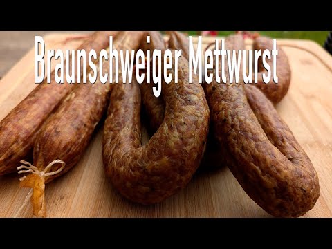 Braunschweiger Mettwurst SCHRITT FÜR SCHRITT selber machen!