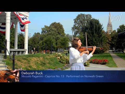 Deborah Buck plays Paganini on Norwalk Green – Stamford Symphony