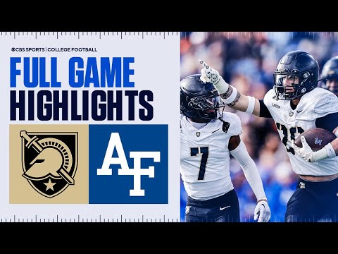 Army Black Knights vs Air Force Falcons | Full Game Highlights | CBS Sports College Football