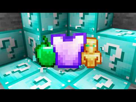 Minecraft, but Ores are Lucky Blocks!