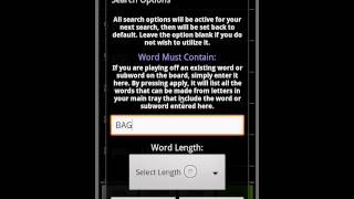 Words With Friends Cheats - Option Tutorial