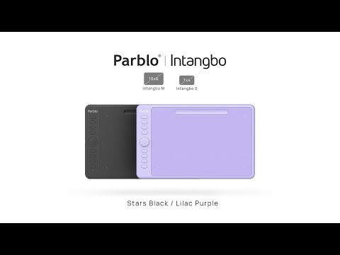 Миниатюра изображения товара Графический планшет Parblo Intangbo S (фиолетовый)