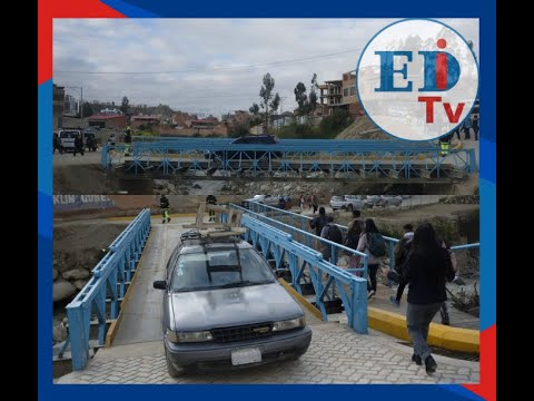 La Paz : Habilitan paso por el puente Callapa–Irpavi