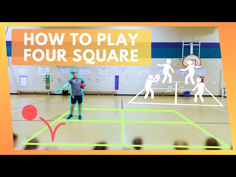 How to Play Four Square | A PE Lesson | Rules of the Game