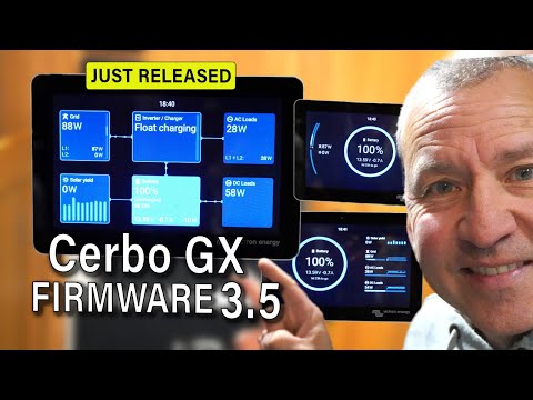 🔥Update Your Victron CERBO GX Firmware NOW to Version 3.5 - Awesome New Interface