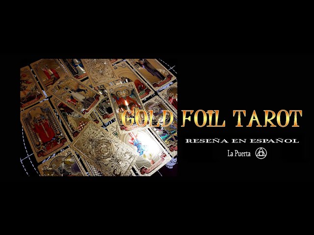 Vídeo relacionado con GIBZ Diseño Original Cartas de Tarot 78 Piezas de Oro Rosa Foil