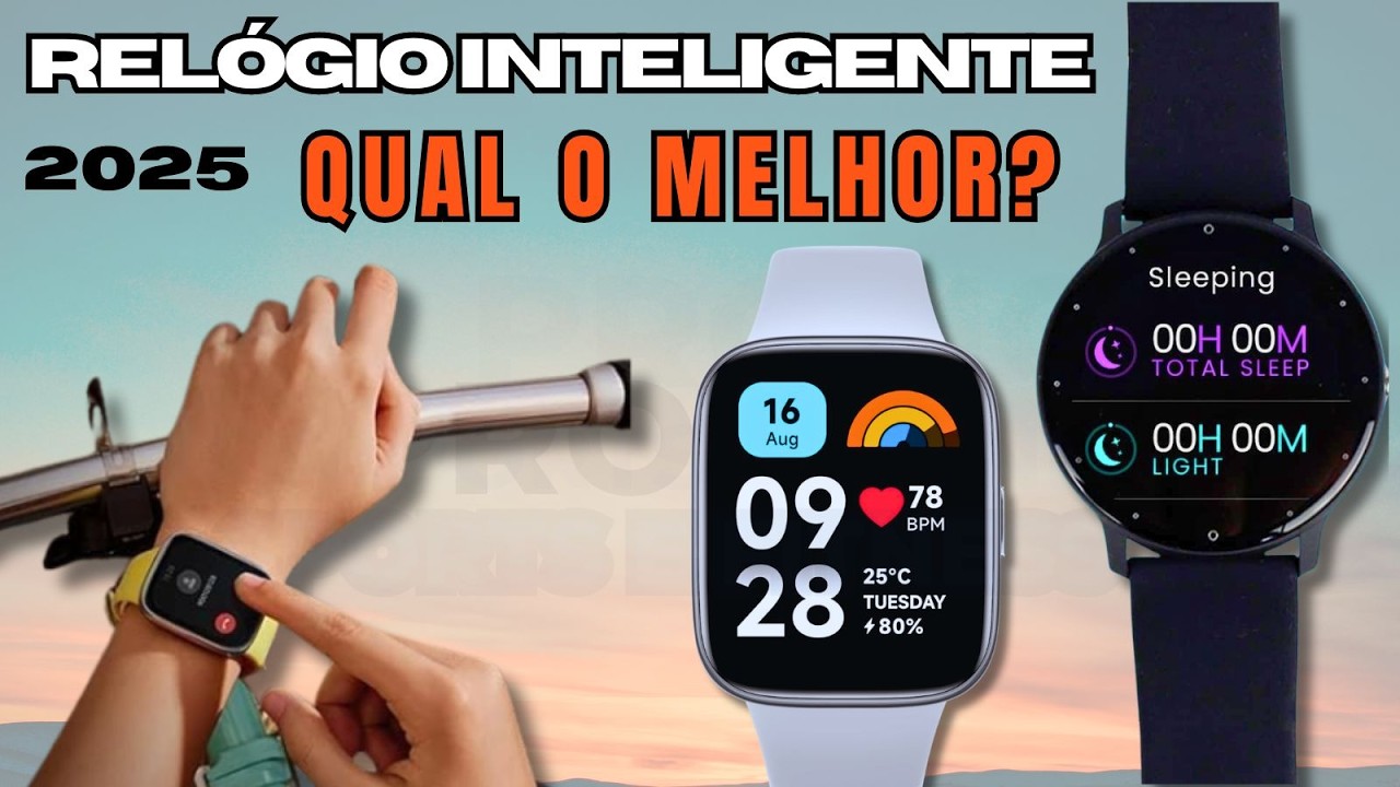 MELHORES smartwatch CUSTO BENEFÍCIO I Relógio Inteligente 2025 I Monitorar treino, Monitorar Cardio